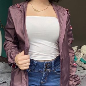 PURPLE/BURGUNDY WINDBREAKER